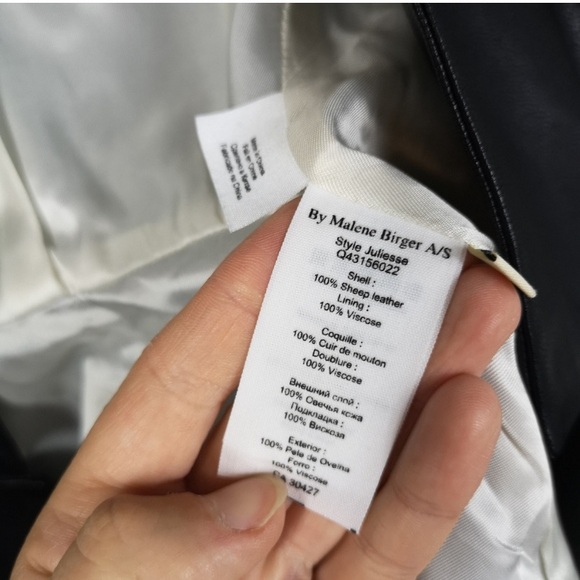 Malene Birger leather blazer - Picture 3 of 9